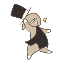 Holland rop ear rabbit Moco 2 sticker #716241