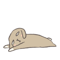 Holland rop ear rabbit Moco 2 sticker #716246