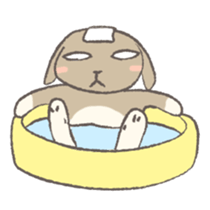 Holland rop ear rabbit Moco 2 sticker #716250