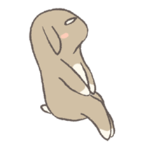 Holland rop ear rabbit Moco 2 sticker #716255