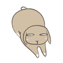 Holland rop ear rabbit Moco 2 sticker #716258