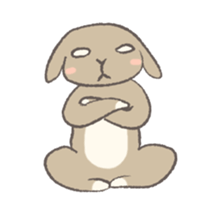 Holland rop ear rabbit Moco 2 sticker #716261