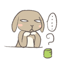 Holland rop ear rabbit Moco 2 sticker #716262