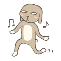 Holland rop ear rabbit Moco 2 sticker #716263