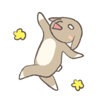 Holland rop ear rabbit Moco 2 sticker #716264