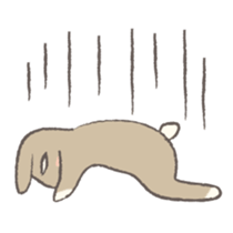 Holland rop ear rabbit Moco 2 sticker #716265