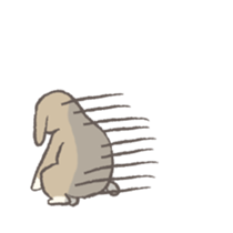 Holland rop ear rabbit Moco 2 sticker #716266