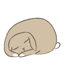 Holland rop ear rabbit Moco 2 sticker #716268