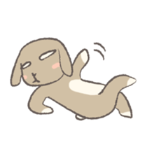 Holland rop ear rabbit Moco 2 sticker #716270