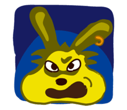 namakemono-rabbit sticker #716491