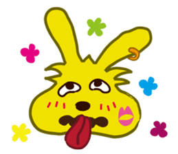 namakemono-rabbit sticker #716510