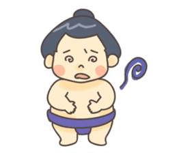 Sumo wrestler (English) sticker #717276
