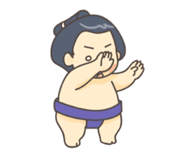 Sumo wrestler (English) sticker #717277