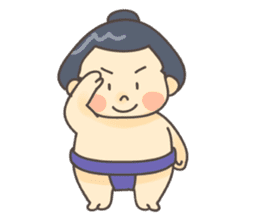 Sumo wrestler (English) sticker #717281