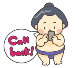 Sumo wrestler (English) sticker #717287