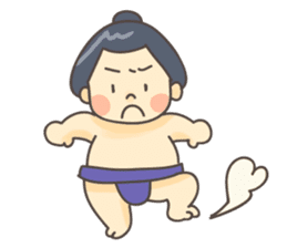 Sumo wrestler (English) sticker #717289