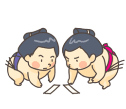 Sumo wrestler (English) sticker #717291