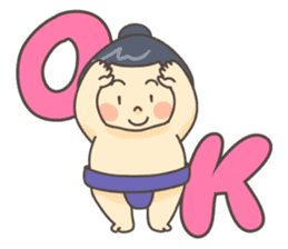 Sumo wrestler (English) sticker #717297