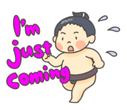 Sumo wrestler (English) sticker #717302
