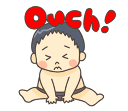 Sumo wrestler (English) sticker #717303