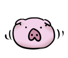Stickers of cute pig sticker #717352