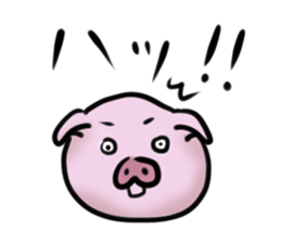 Stickers of cute pig sticker #717353