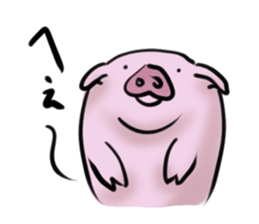 Stickers of cute pig sticker #717358