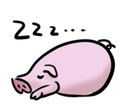 Stickers of cute pig sticker #717361