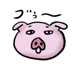Stickers of cute pig sticker #717389