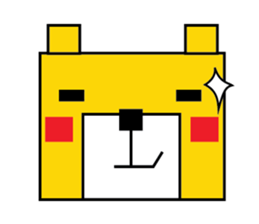 square bear-Cubie sticker #717511