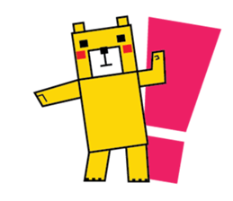 square bear-Cubie sticker #717512