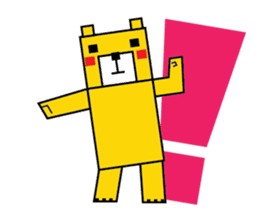 square bear-Cubie sticker #717512
