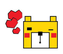 square bear-Cubie sticker #717513