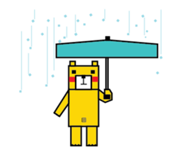 square bear-Cubie sticker #717515