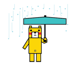 square bear-Cubie sticker #717515