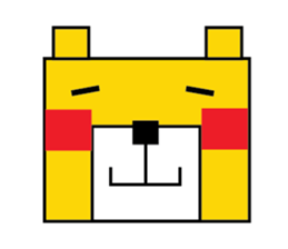 square bear-Cubie sticker #717516