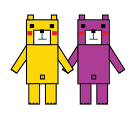 square bear-Cubie sticker #717519