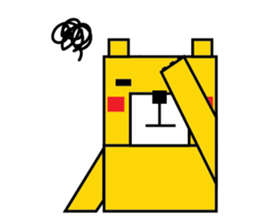 square bear-Cubie sticker #717521