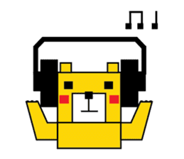 square bear-Cubie sticker #717523