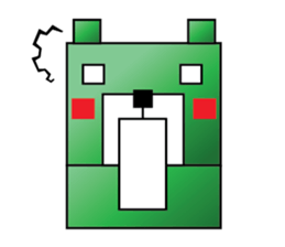 square bear-Cubie sticker #717524