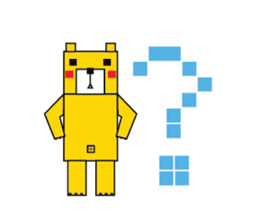 square bear-Cubie sticker #717526