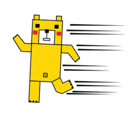 square bear-Cubie sticker #717529