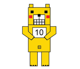 square bear-Cubie sticker #717533