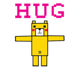 square bear-Cubie sticker #717536