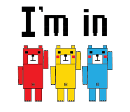 square bear-Cubie sticker #717538