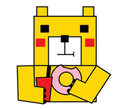 square bear-Cubie sticker #717539