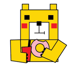 square bear-Cubie sticker #717539