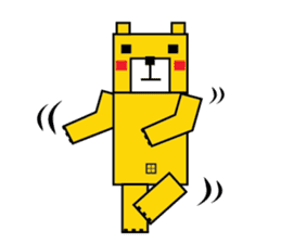 square bear-Cubie sticker #717540