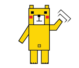 square bear-Cubie sticker #717545