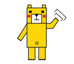 square bear-Cubie sticker #717545